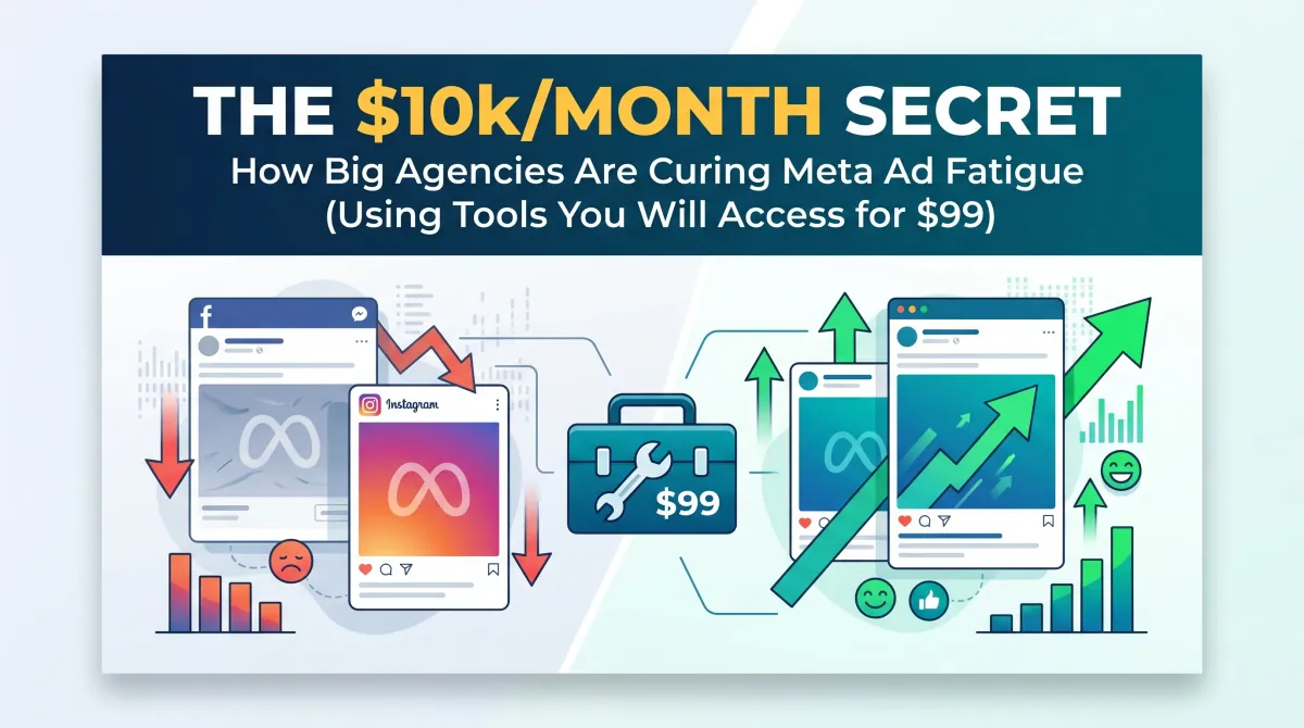 The $10k/Month Secret: How Big Agencies Cure Meta Ad Fatigue (Using a $99 Tool)